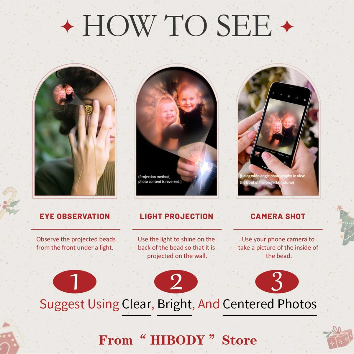 Eloria™ Custom Paw Projection Necklace