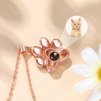 Eloria™ Custom Paw Projection Necklace
